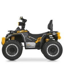 Детский квадроцикл M 6276 EBLR-6 с пультом управления, желтый фото 18