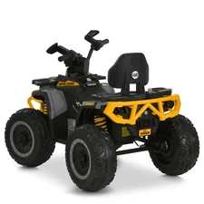 Детский квадроцикл M 6276 EBLR-6 с пультом управления, желтый фото 15