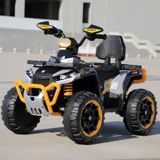 Детский квадроцикл M 6276 EBLR-6 с пультом управления, желтый купить