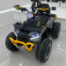 Детский квадроцикл M 6276 EBLR-6 с пультом управления, желтый фото 37