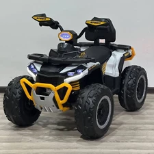 Детский квадроцикл M 6276 EBLR-6 с пультом управления, желтый фото 54