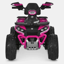 Детский квадроцикл M 6276 EBLR-8 с пультом управления, розовый фото 31