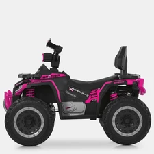 Детский квадроцикл M 6276 EBLR-8 с пультом управления, розовый фото 18