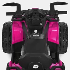 Детский квадроцикл M 6276 EBLR-8 с пультом управления, розовый фото 15