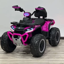 Детский квадроцикл M 6276 EBLR-8 с пультом управления, розовый купить