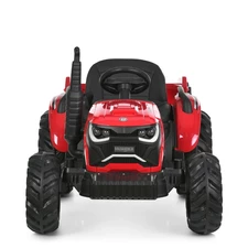 Детский электромобиль M 6260 EBLR-3 (24V) трактор с прицепом, мягкое сиденье, красный фото 86