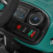 Детский электромобиль M 6260 EBLR-5 (24V) трактор с прицепом, мягкое сиденье, зеленый фото 15