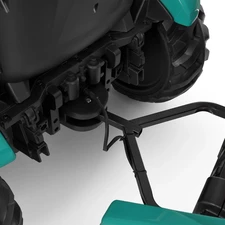 Детский электромобиль M 6260 EBLR-5 (24V) трактор с прицепом, мягкое сиденье, зеленый фото 22