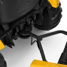 Детский электромобиль M 6260 EBLR-6 (24V) трактор с прицепом, мягкое сиденье, желтый фото 15