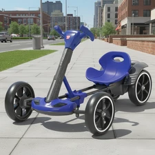 Детский электрокарт M 6072 EBR-4 на аккумуляторе, с пультом управления, синий купить