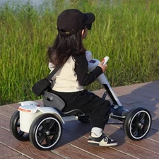 Детский электрокарт M 6072 EBR-4 на аккумуляторе, с пультом управления, синий фото 54