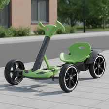 Детский электрокарт M 6072 EBR-5 на аккумуляторе, с пультом управления, зеленый