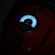 Детский мотоцикл на аккумуляторе M 6266 EL-3 красный, два мотора фото 92