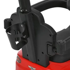 Каталка - толокар M 6252 EL-3 Bentley с ручкой, мягкое сиденье, красная фото 63