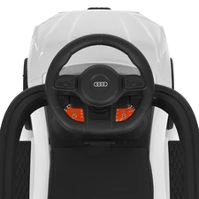 Детская каталка - толокар M 6254 EL-1 белая, Audi, родительская ручка фото 54