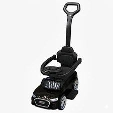 Детская каталка - толокар M 6254 EL-3 красная, Audi, родительская ручка фото 37