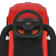 Детская каталка - толокар M 6254 EL-3 красная, Audi, родительская ручка фото 54