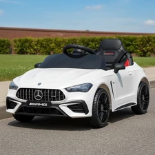 Детская машина M 6292 EBLR-1 Mercedes, четыре мотора, белая