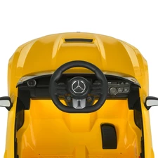 Детская машина на аккумуляторе M 6292 EBLR-6 Mercedes, 4 мотора, желтая фото 31