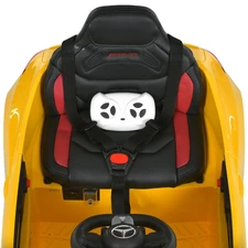 Детская машина на аккумуляторе M 6292 EBLR-6 Mercedes, 4 мотора, желтая фото 18