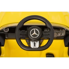 Детская машина на аккумуляторе M 6292 EBLR-6 Mercedes, 4 мотора, желтая фото 86