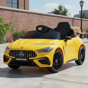 Детская машина на аккумуляторе M 6292 EBLR-6 Mercedes, 4 мотора, желтая