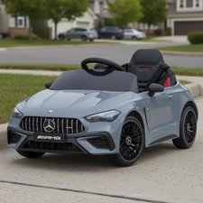 Детская машина на аккумуляторе M 6292 EBLR-11 Mercedes, 4 мотора, серая купить