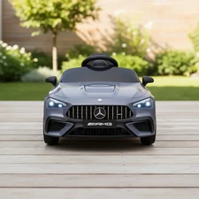 Детская машина на аккумуляторе M 6292 EBLR-11 Mercedes, 4 мотора, серая фото 41