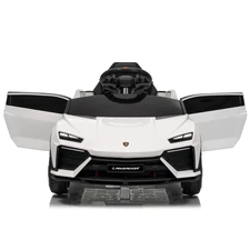 Детская электромашина M 6293 EBLR-1 Lamborghini, мягкое сиденье, белая фото 14