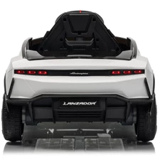 Детская электромашина M 6293 EBLR-1 Lamborghini, мягкое сиденье, белая фото 54