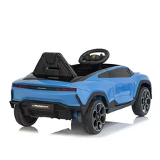 Детская электромашина M 6293 EBLR-4 Lamborghini, мягкое сиденье, синяя фото 37