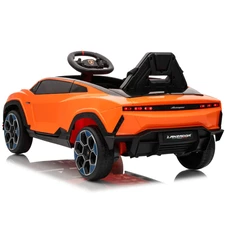 Детская машина M 6293 EBLR-7 Lamborghini, мягкие EVA колеса, оранжевая фото 54
