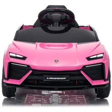 Детская машина M 6293 EBLR-8 Lamborghini, мягкие EVA колеса, розовая фото 14