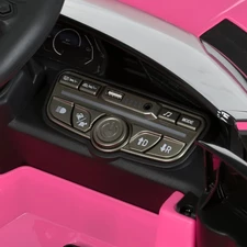 Детская машина M 6293 EBLR-8 Lamborghini, мягкие EVA колеса, розовая фото 11