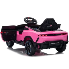Детская машина M 6293 EBLR-8 Lamborghini, мягкие EVA колеса, розовая фото 41