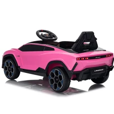 Детская машина M 6293 EBLR-8 Lamborghini, мягкие EVA колеса, розовая фото 54