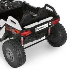 Двухместный детский багги M 6291 EBLR-1 (24V) белый, четыре двигателя фото 20
