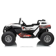 Двухместный детский багги M 6291 EBLR-1 (24V) белый, четыре двигателя фото 54