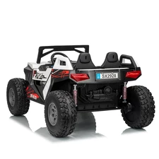 Двухместный детский багги M 6291 EBLR-1 (24V) белый, четыре двигателя фото 63