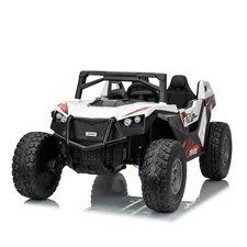 Двухместный детский багги M 6291 EBLR-1 (24V) белый, четыре двигателя фото 71
