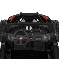 Двухместный детский багги M 6291 EBLR-2 (24V) черный, четыре двигателя фото 86