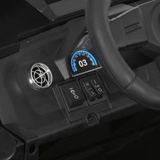 Двухместный детский багги M 6291 EBLR-2 (24V) черный, четыре двигателя фото 92