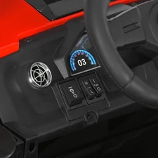 Двухместный детский электромобиль M 6291 EBLR-3 (24V) багги, 4 двигателя, красный фото 11