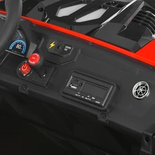 Двухместный детский электромобиль M 6291 EBLR-3 (24V) багги, 4 двигателя, красный фото 31