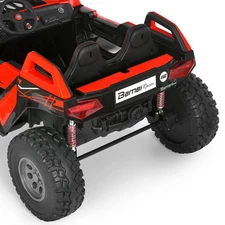 Двухместный детский электромобиль M 6291 EBLR-3 (24V) багги, 4 двигателя, красный фото 20
