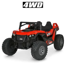 Двухместный детский электромобиль M 6291 EBLR-3 (24V) багги, 4 двигателя, красный фото 86