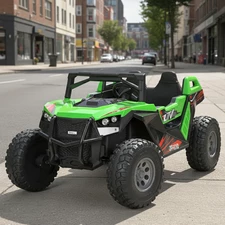 Двухместный детский электромобиль M 6291 EBLR-5 (24V) багги, 4 двигателя, зеленый купить