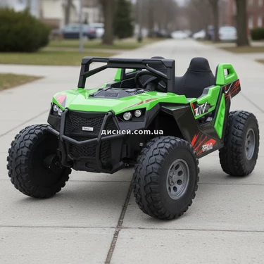 Двухместный детский электромобиль M 6291 EBLR-5 (24V) багги, 4 двигателя, зеленый
