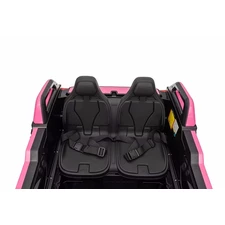 Двухместный электромобиль багги M 6291 EBLR-8 (24V) розовый, два аккумулятора фото 16