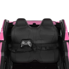 Двухместный электромобиль багги M 6291 EBLR-8 (24V) розовый, два аккумулятора фото 53